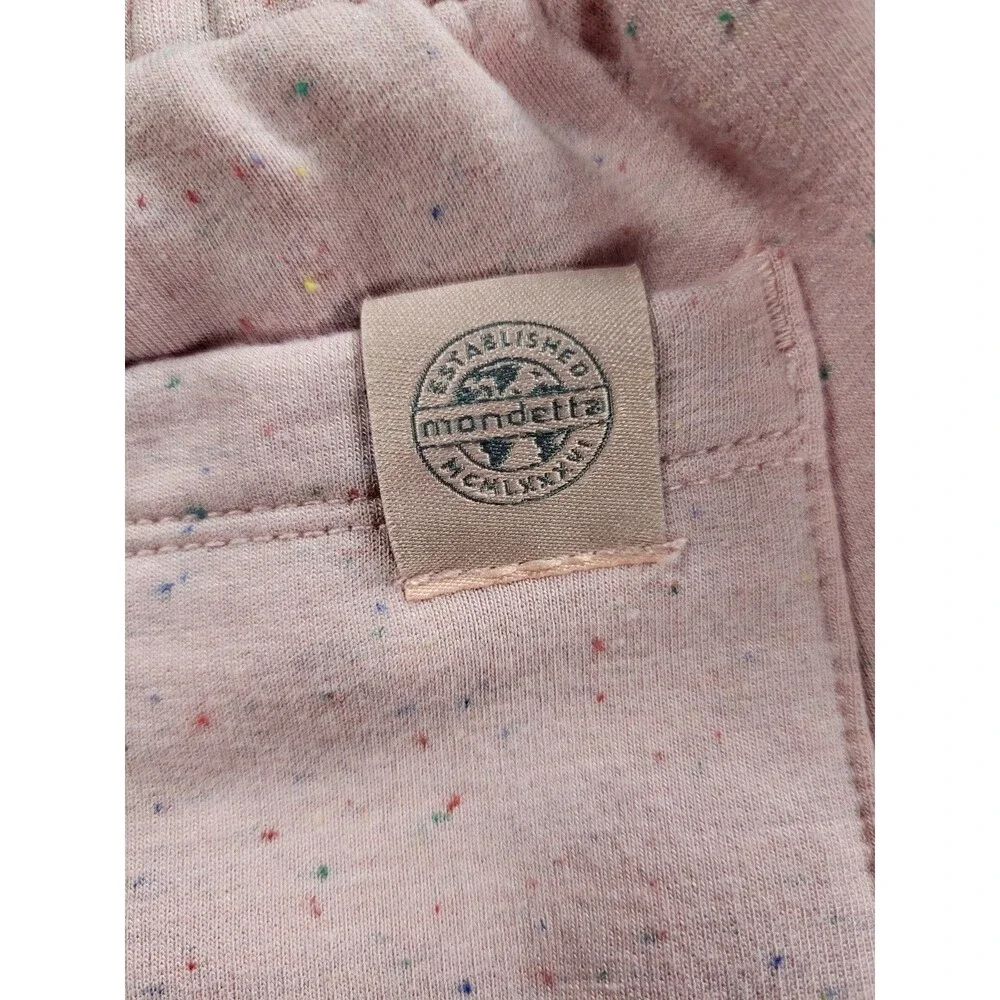 Mondetta Youth Girls 2-Piece Lounge Set Pink Speckled Hoodie & Joggers Size M 10